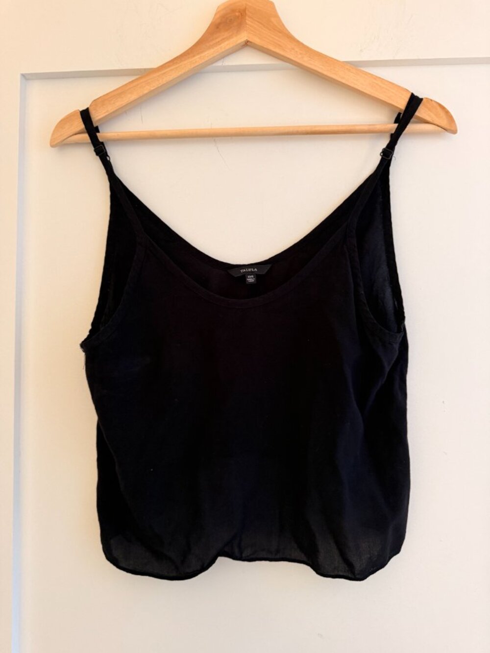 Aritzia Talula Cropped Black Camisole, Size: XXS, NWOT